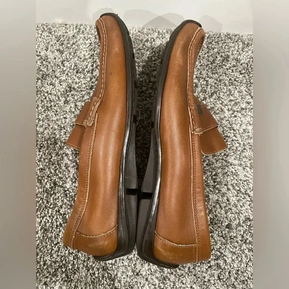 Coach men's caramel brown loafers, size 9.5 - Picture 11 of 16